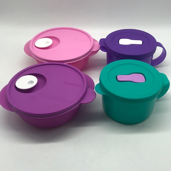Tupperware Crystal Flash Containers Set of 4 - Picture 2 of 16
